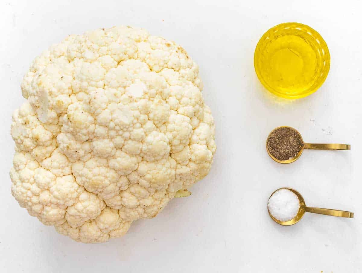 ingredients for air fryer cauliflower