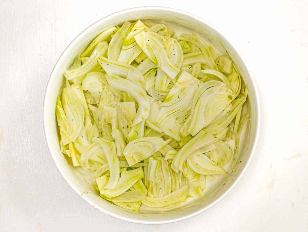 set the fennel aside in a bowl