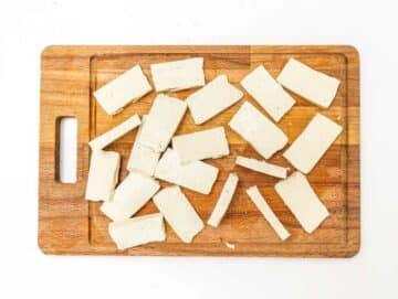 tofu in slices