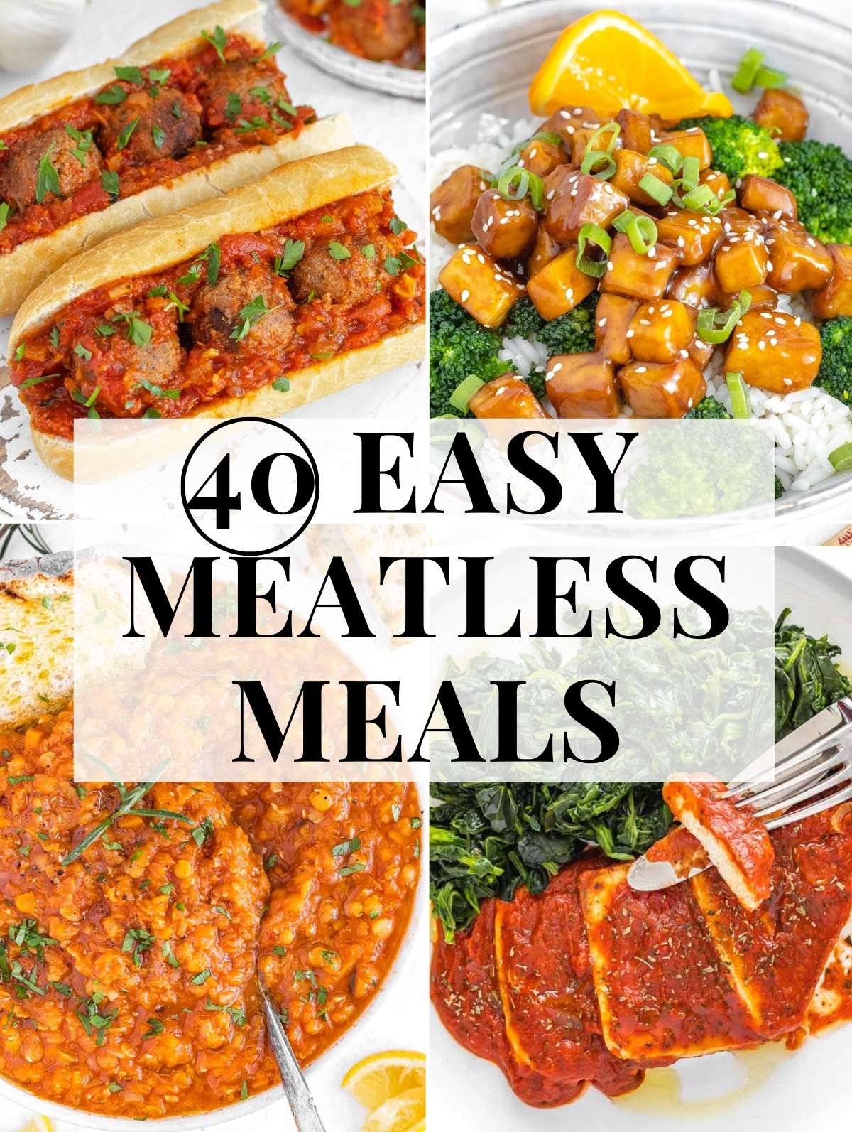 easy meatless meals
