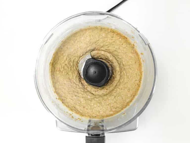 smooth and creamy lentil dip in food processor