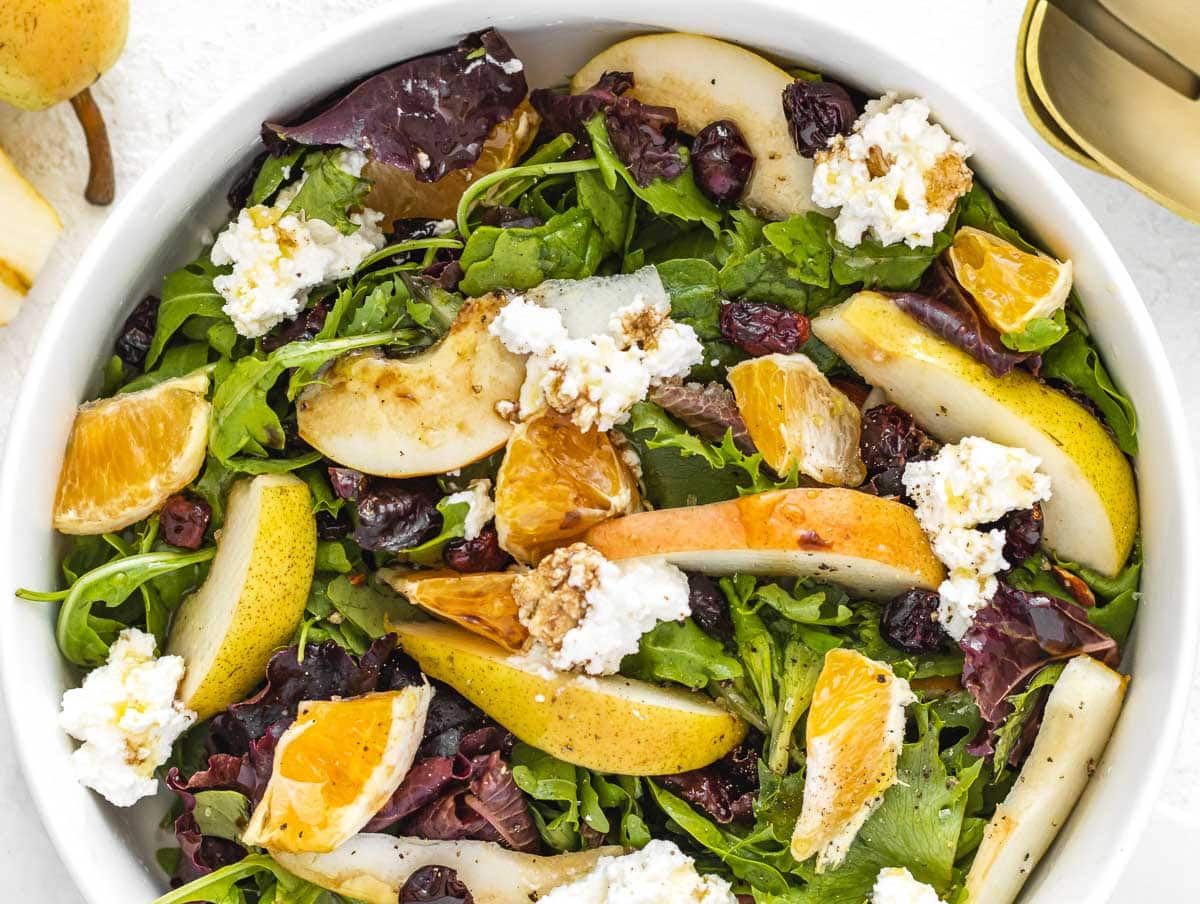 pear salad with balsamic dressing
