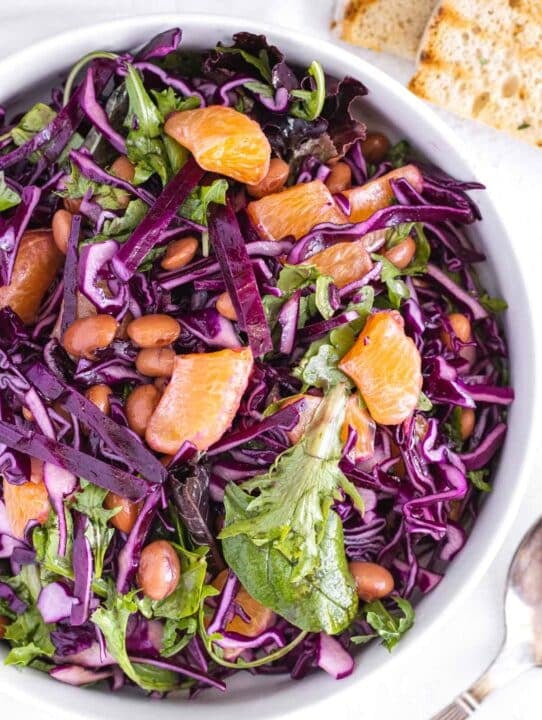 Red cabbage salad The Plant Based School