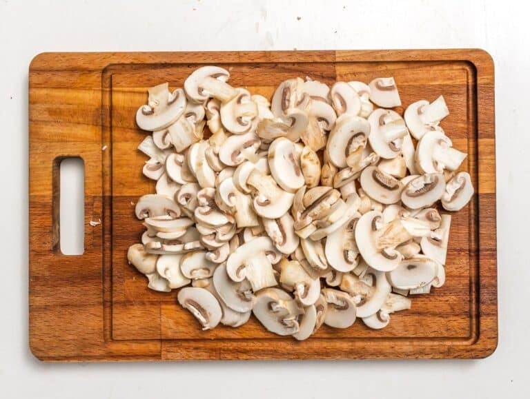 chopped mushrooms