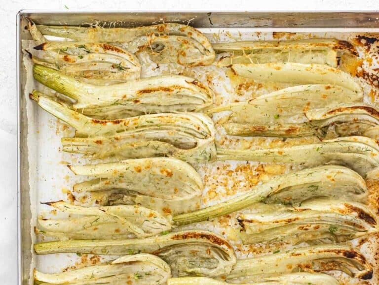 Roasted fennel with parmesan