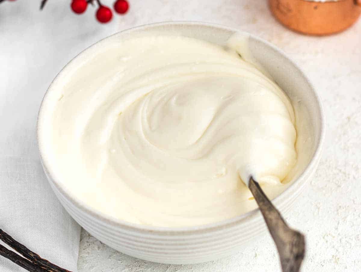 Cream cheese topping