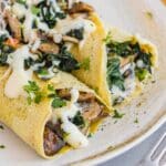 savory crepes with filling