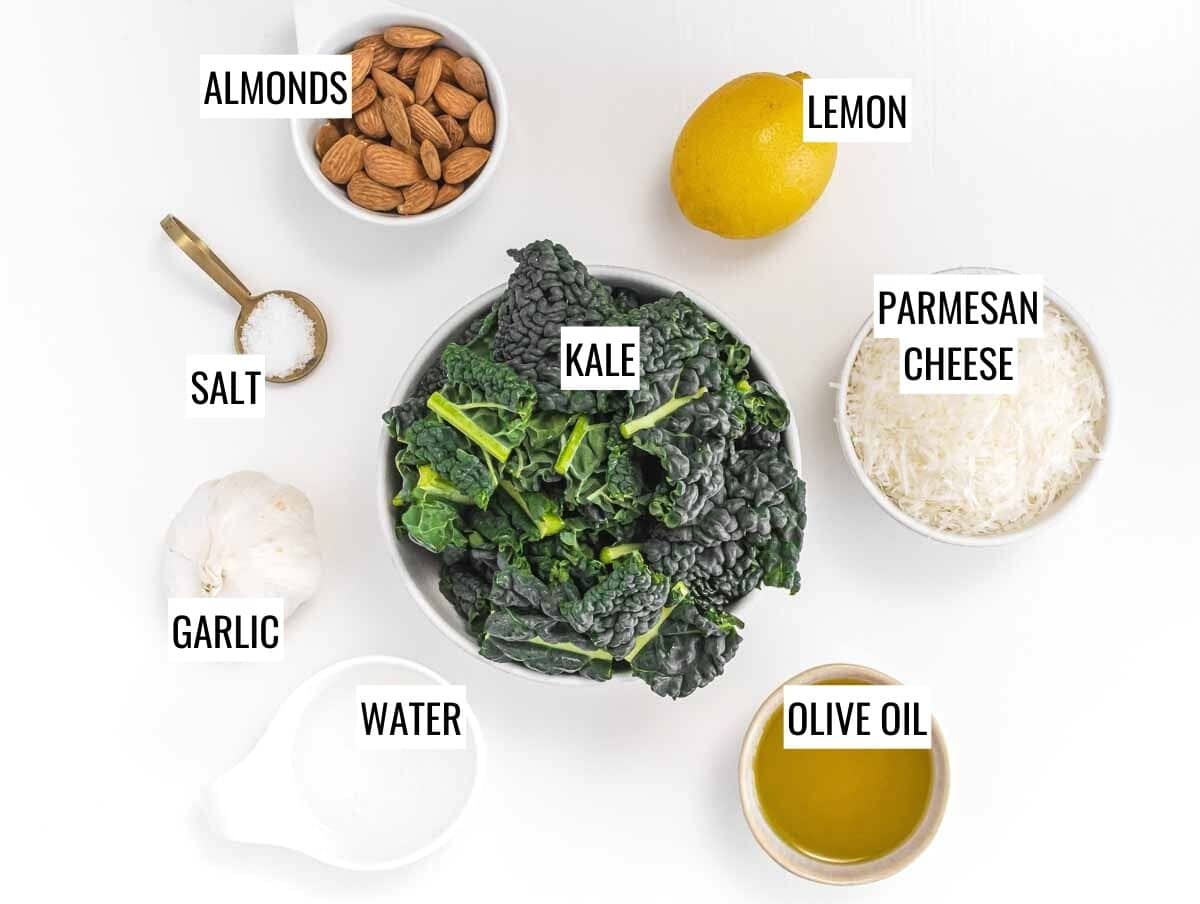 Ingredients for Kale Pesto