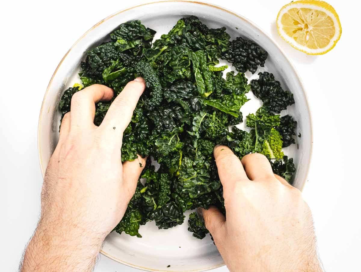 Massage the kale