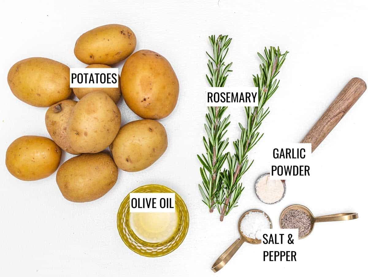 Air fryer potatoes ingredients