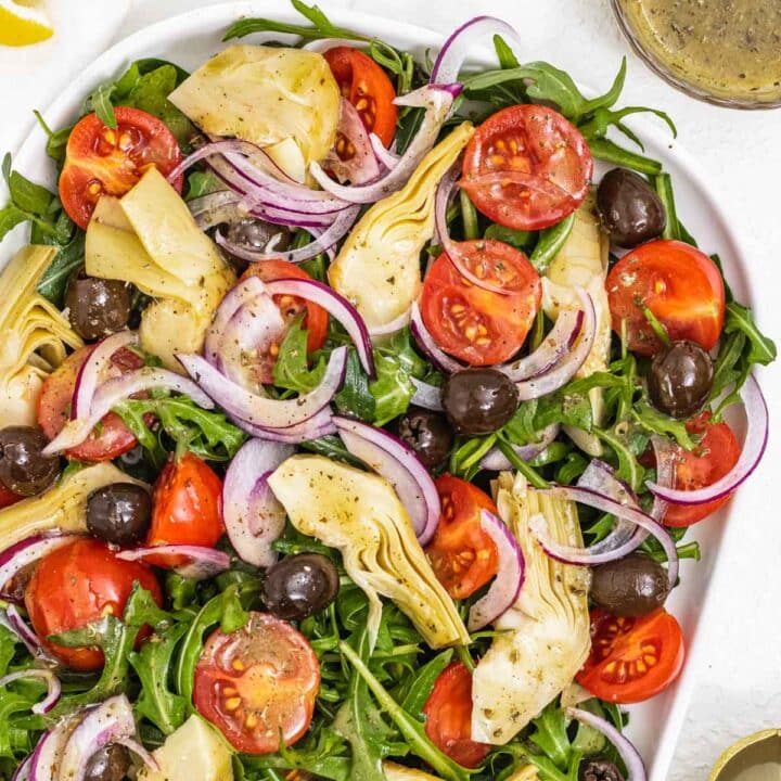 Artichoke Salad with olive