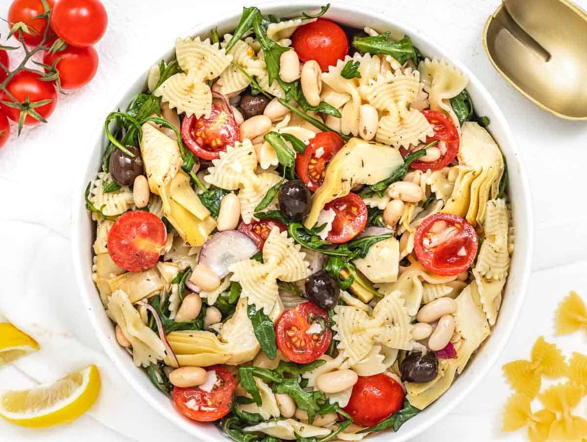 Artichoke Salad with pasta
