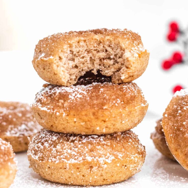 cake donuts stacked