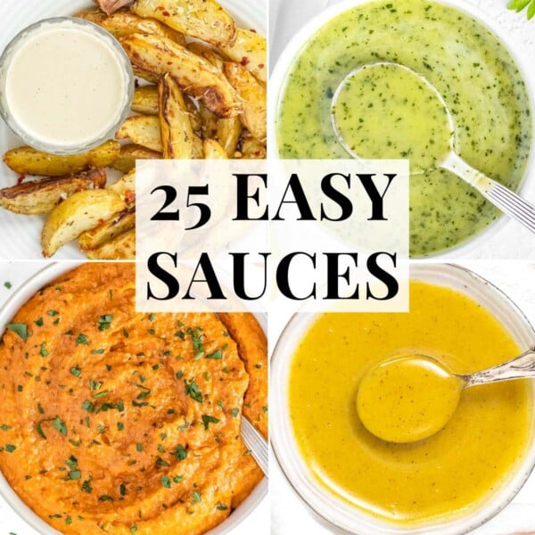 Easy sauce recipes for salads, veggies, and grain bowls