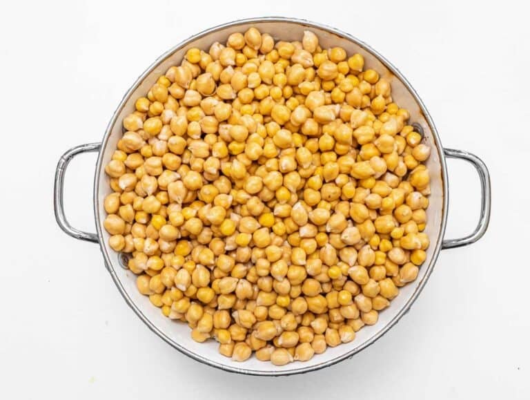 chickpeas in a sift
