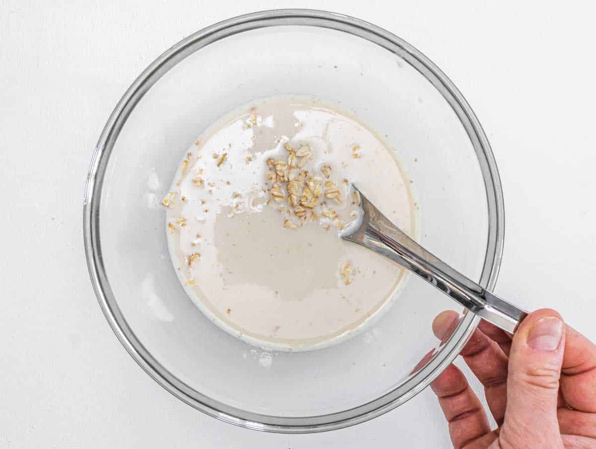silver spoon and oats in a bowl