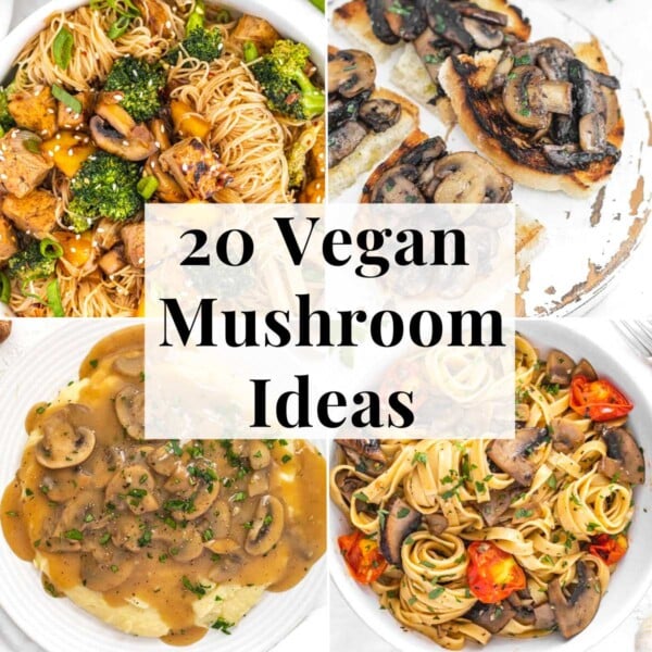 Vegan Mushroom Ideas with bruschetta