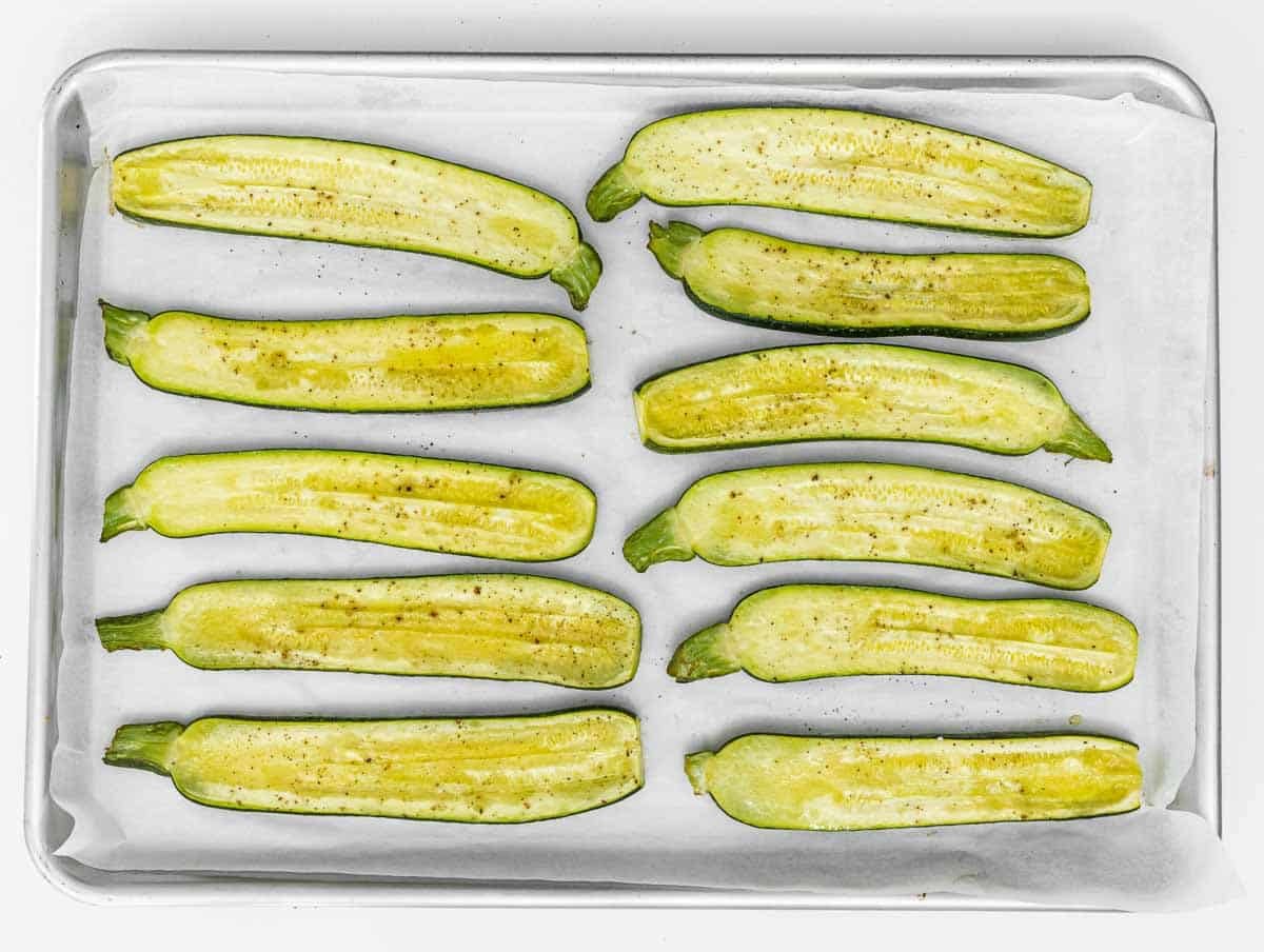 partially baked zucchini