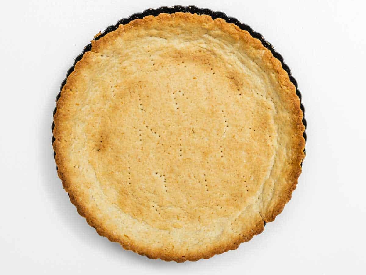 pie crust after baking