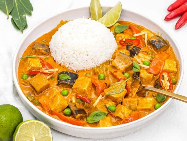 Thai Red curry with rice