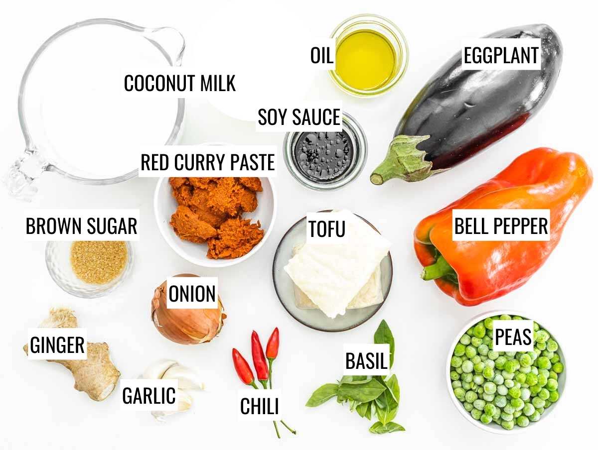 thai red curry ingredients