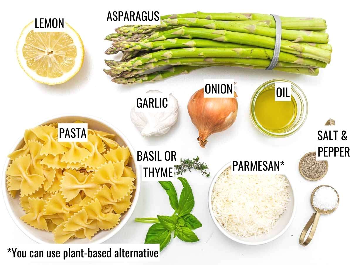 asparagus pasta ingredients