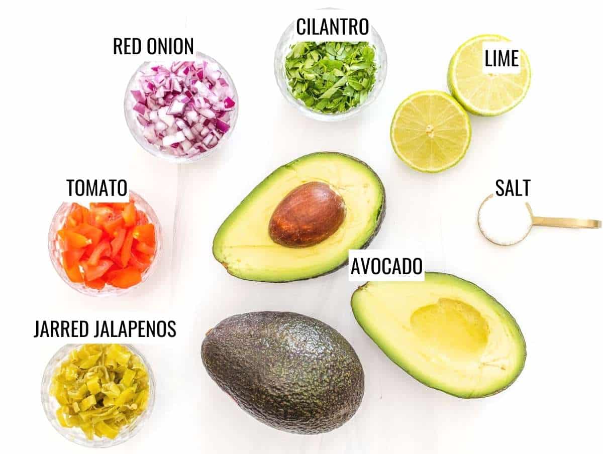 Guacamole ingredients