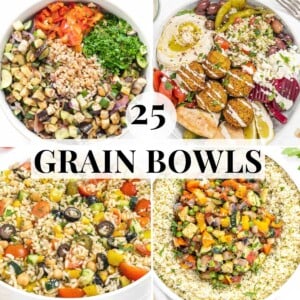 Grain bowl recipes with ancient grains and pseudo grains