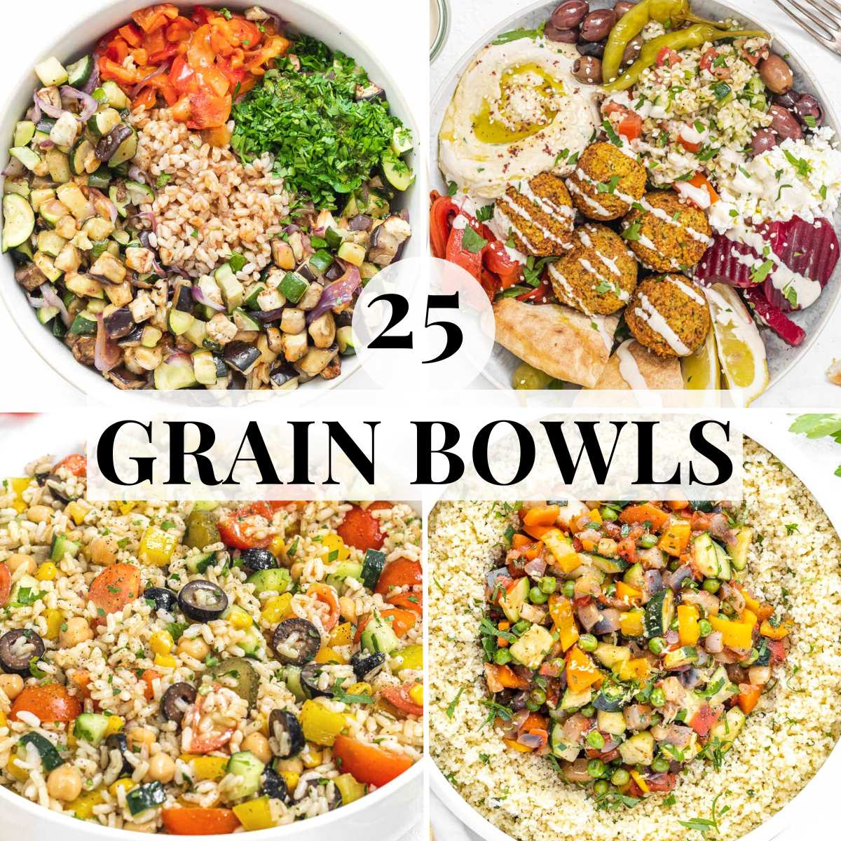 25 Easy Grain Bowl Recipes (for Meal Prep ) - Plant Based School