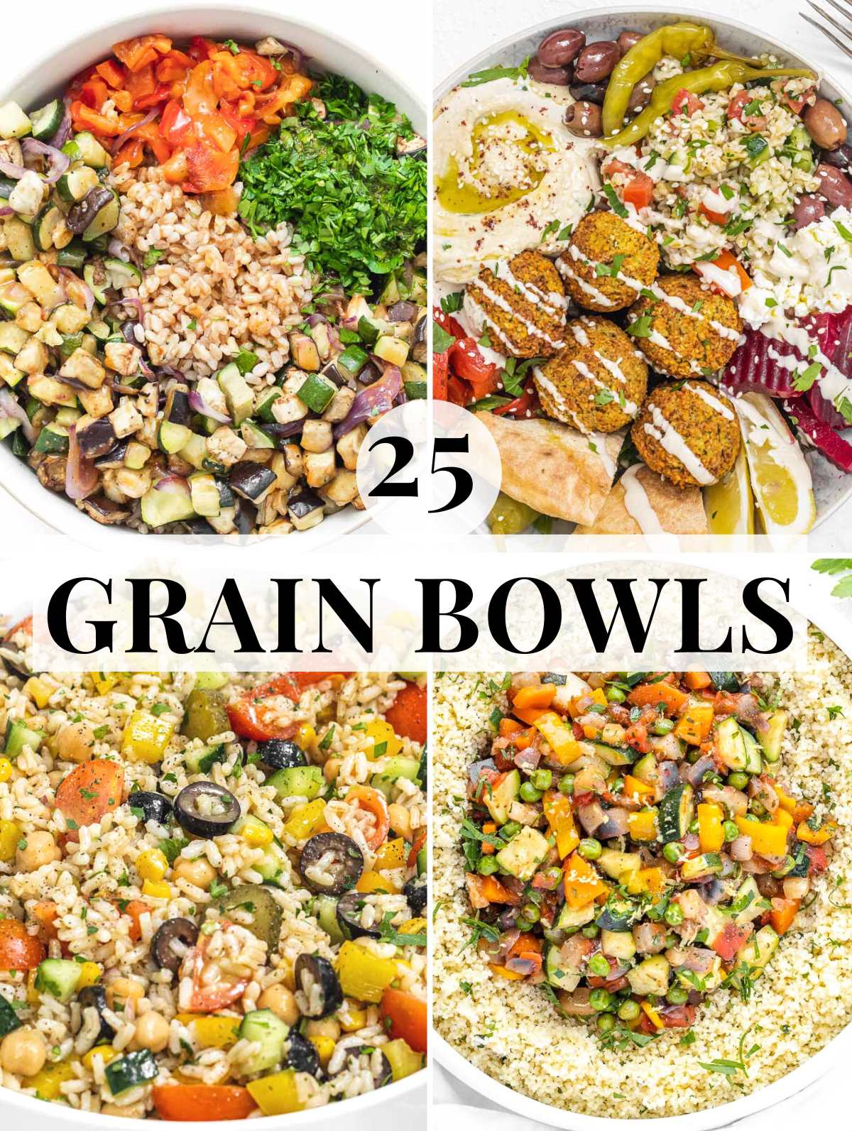 Grain bowl recipes with protein and healthy fats