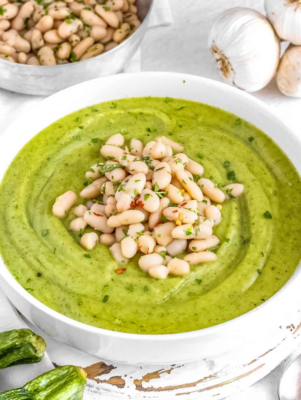 Zucchini soup.