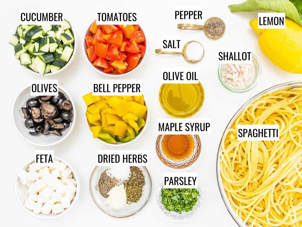 spaghetti salad ingredients