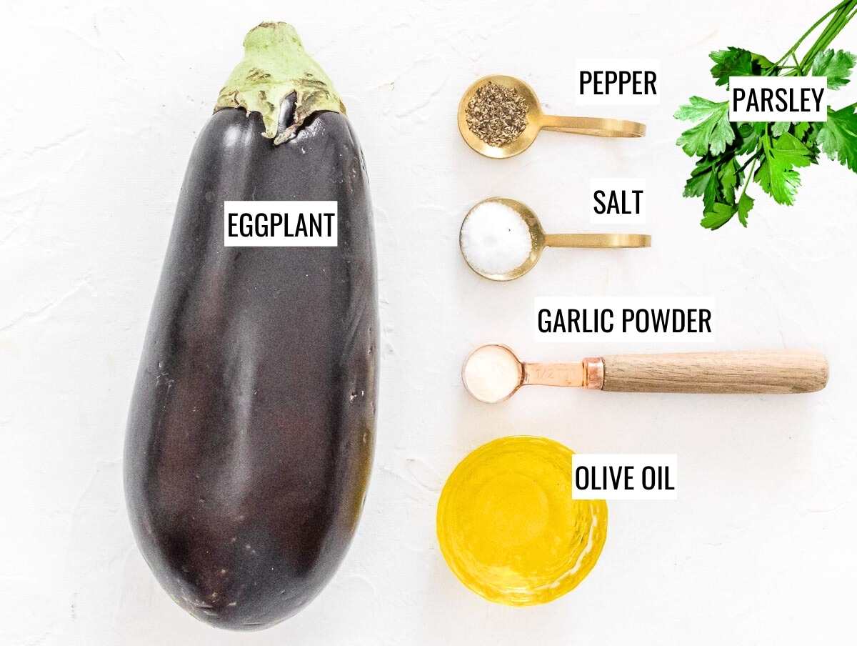 Air fryer eggplant ingredients
