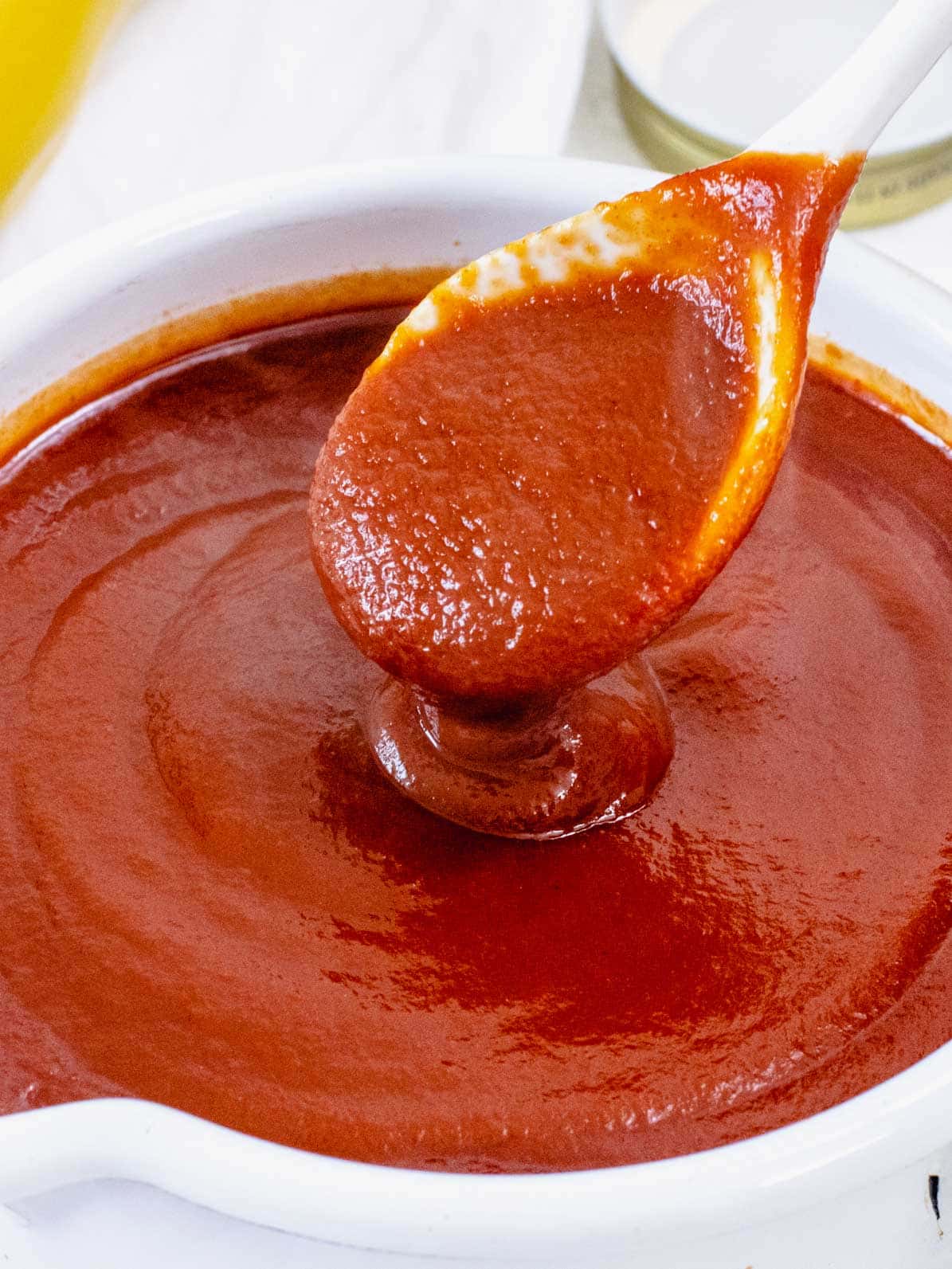BBQ Sauce with spoon