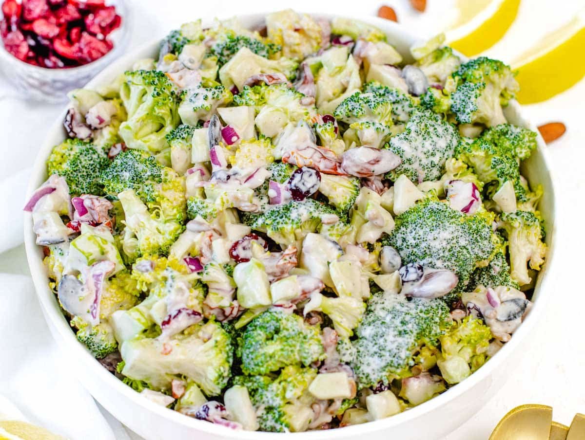 Broccoli Salad with lemon