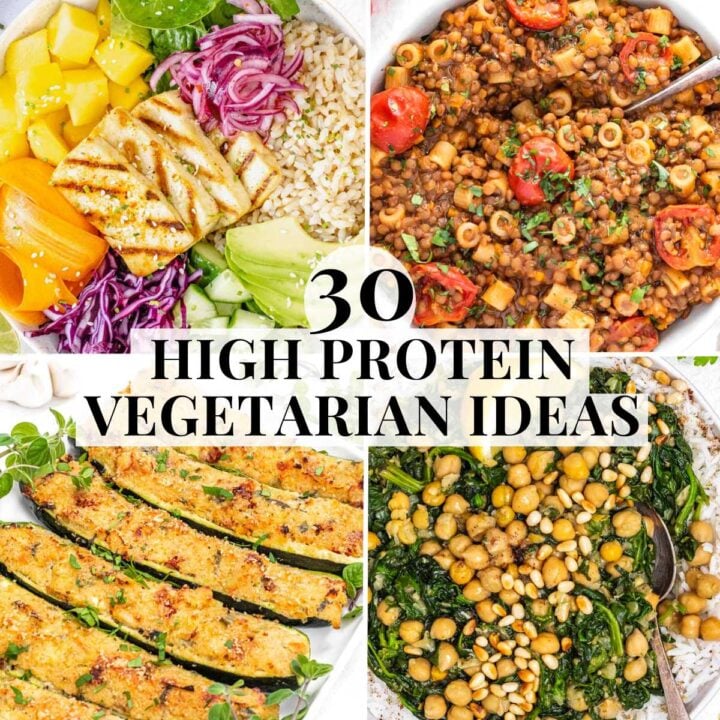 High Protein Vegetarian Meal ideas