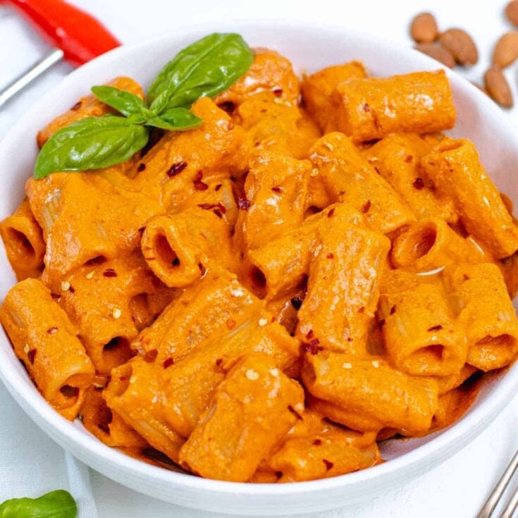 creamy roasted red pepper pasta