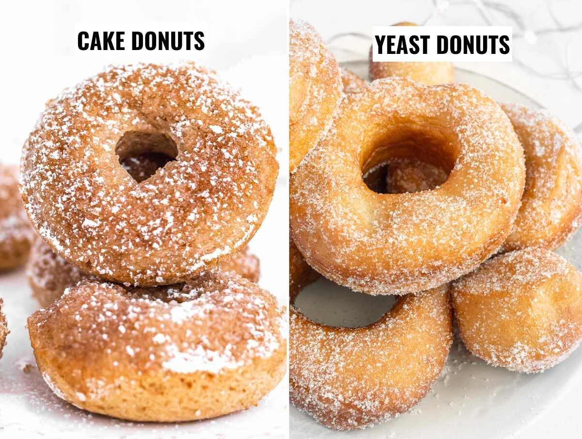 cake donuts vs yeast donuts