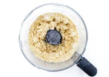flour and butter in a food processor