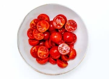 cherry tomatoes in a bowl