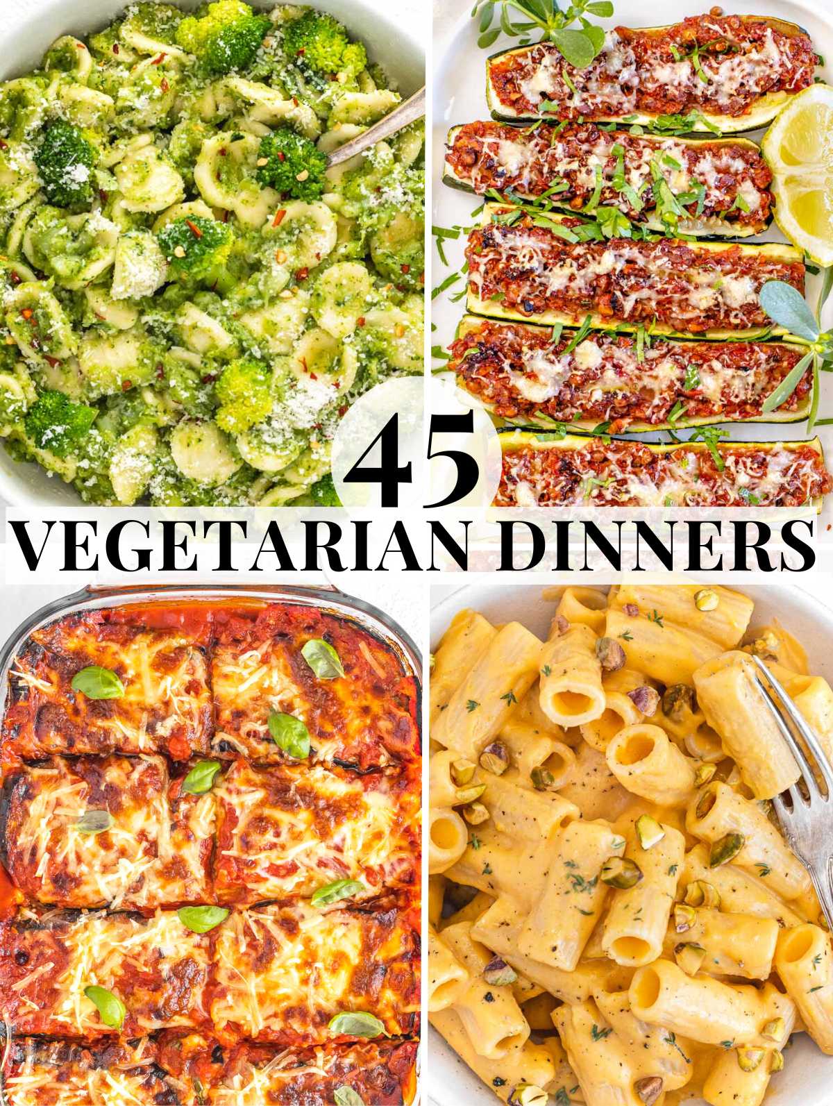 easy vegetarian dinner ideas