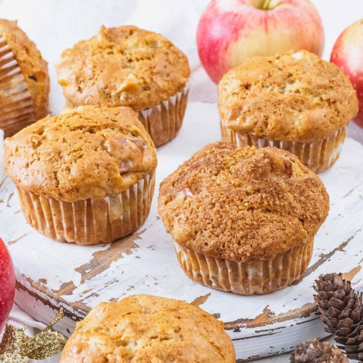 vegan apple muffins