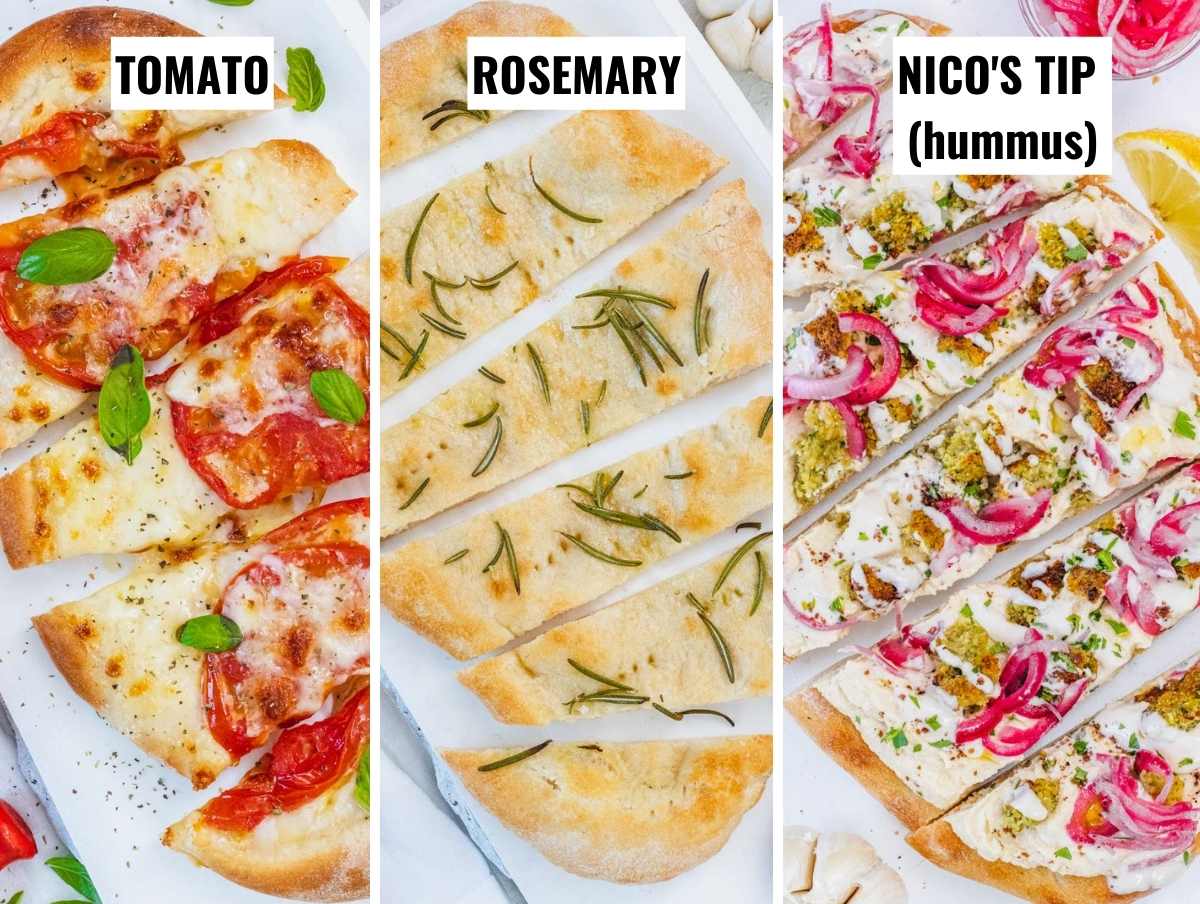 flatbread pizza variations