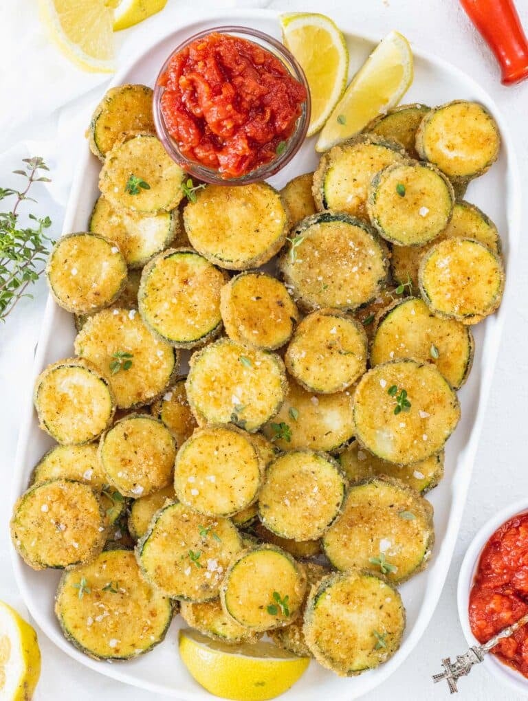 Fried Zucchini The Plant Based School