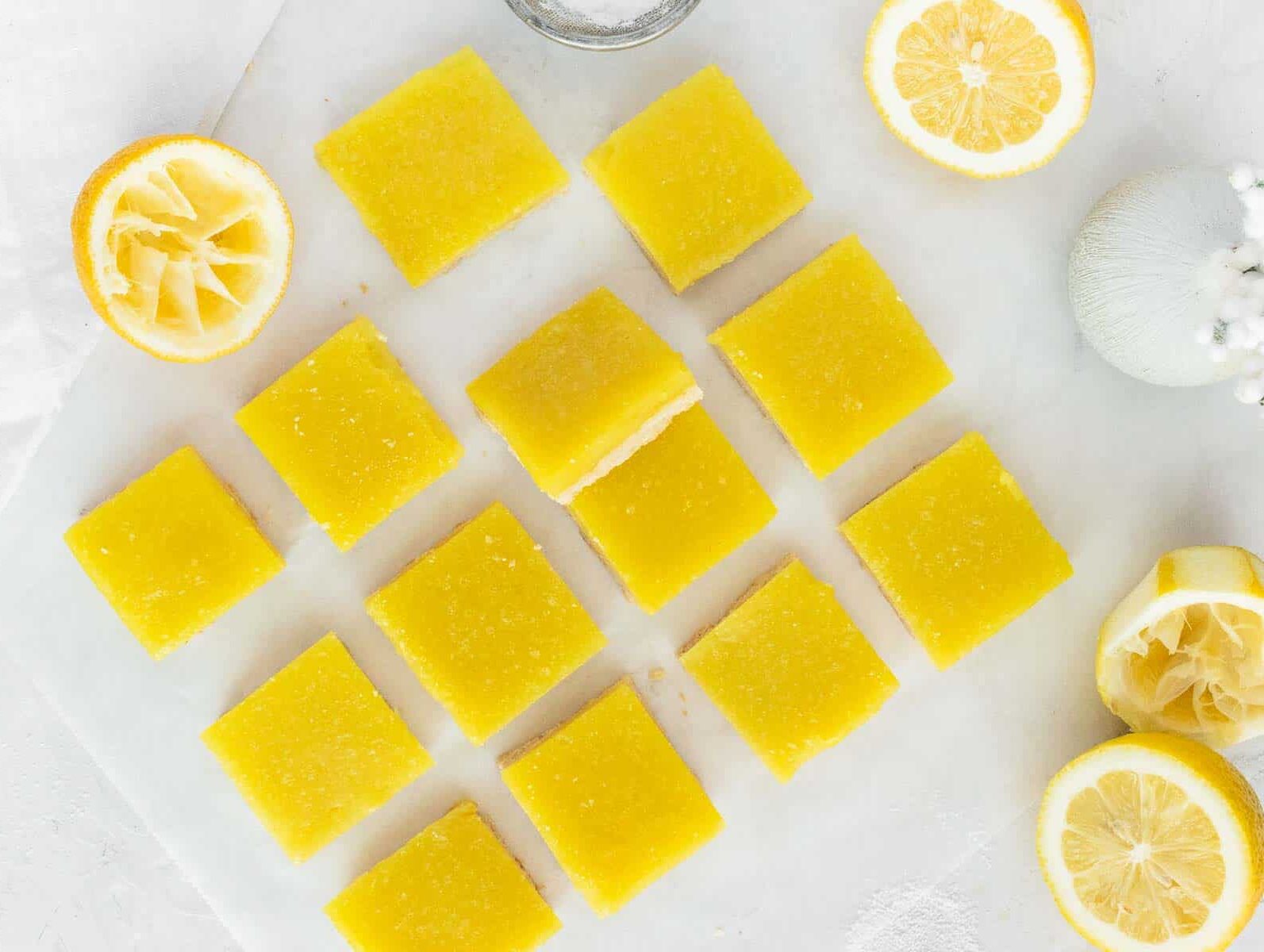 vegan lemon bars