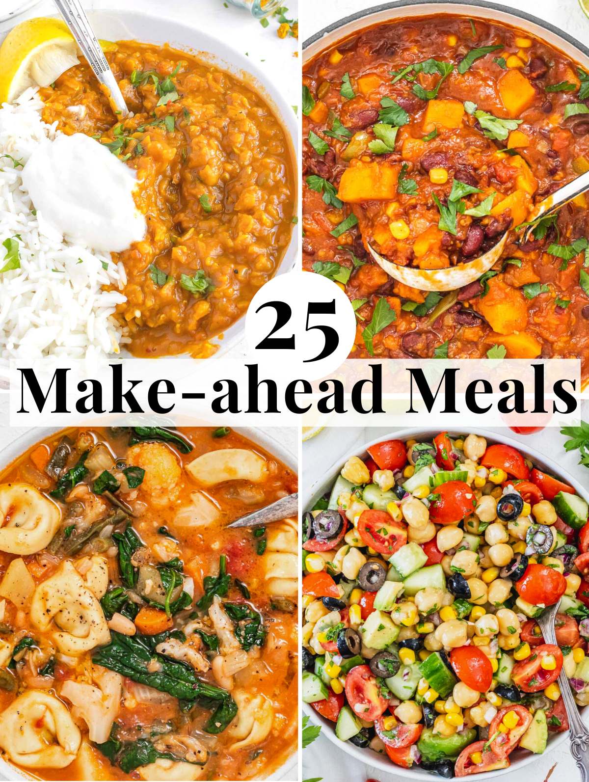 25 Make-ahead meals