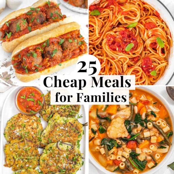 Cheap meals for families with pasta and soups