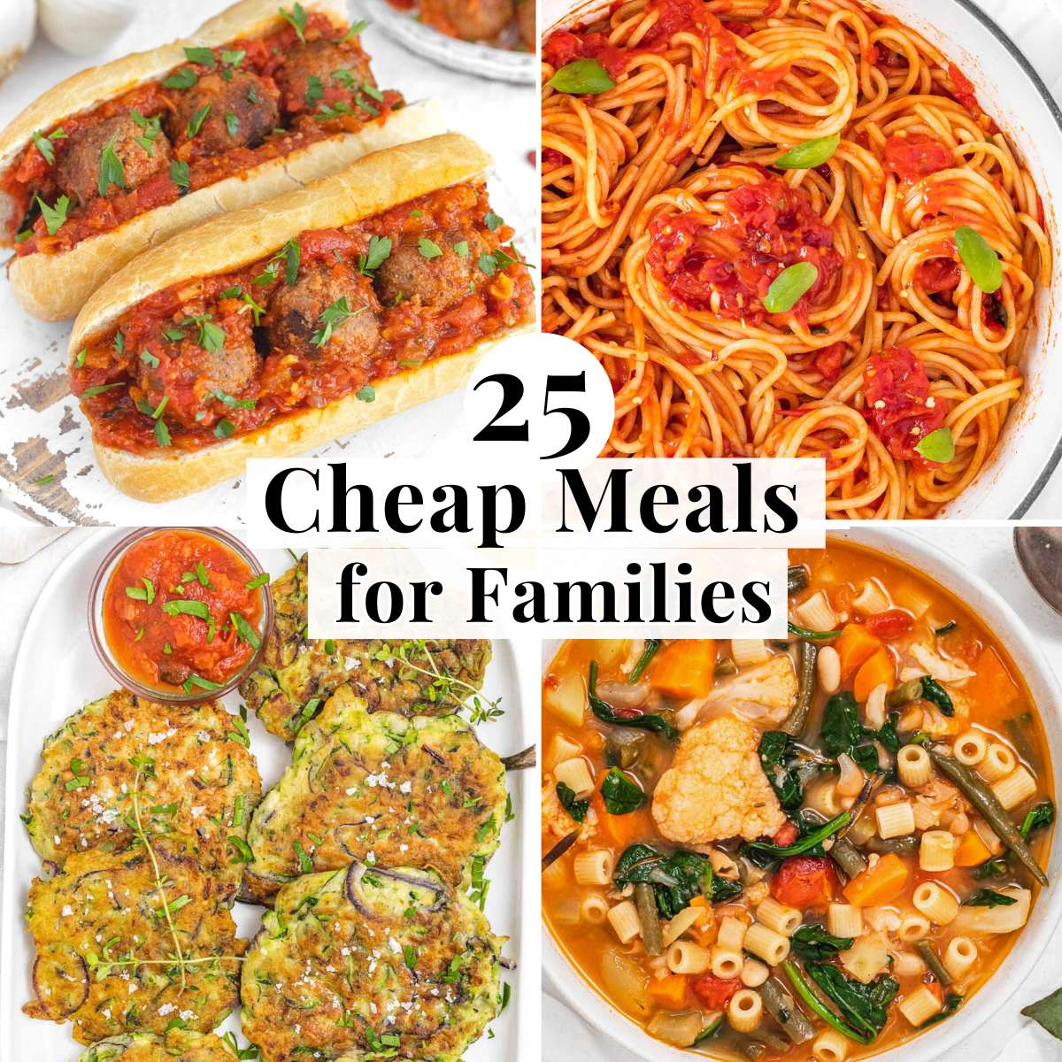 Inexpensive meal deals