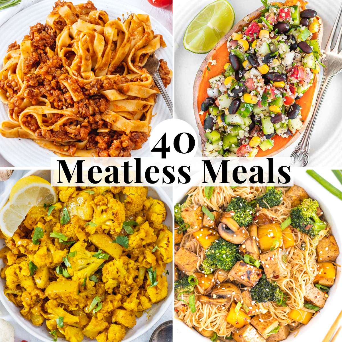 Meatless meals for easy dinners