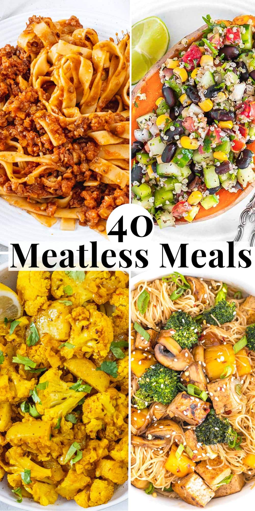 40 Easy Meatless Meals - The Plant Based School